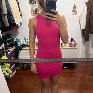 Zara Vibrant Pink Mini Dress